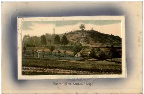 Saarbrücken - Spicherer Berg - Prägekarte -108946