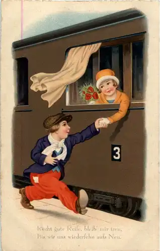 Abschied am Bahnhof -150196