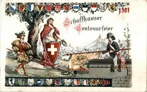 Schaffhausen - Litho Centenarfeier -150298