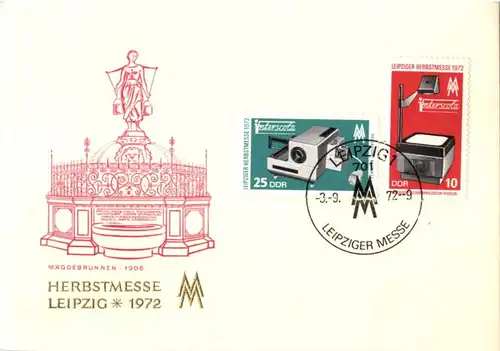 Leipzig - Herbstmesse 1972 mit Sonderstempel -149498