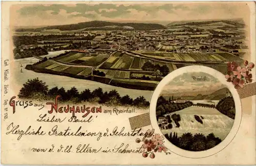 Gruss aus Neuhausen - Litho -150712
