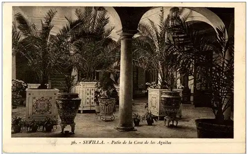 Sevilla - Patio de la Casa de las Aguilas -109624