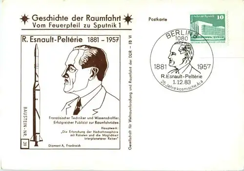 Raumfahrt - Esnault Pelterie - Sonderstempel Berlin -150082