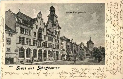 Gruss aus Schaffhausen - Neues Postgebäude -150394