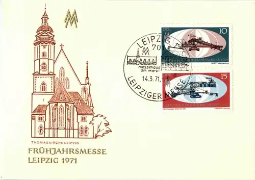 Leipzig - Frühjahrsmesse 1971 mit Sonderstempel -149500