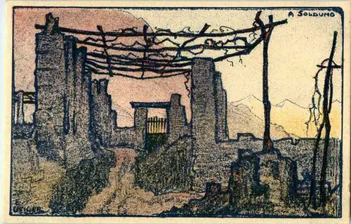 Ticino pittoresco - Künstlerkarte Ernst Geiger - Pergola am Abend -151384