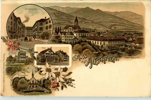 Gruss aus Altstätten - Litho -152100