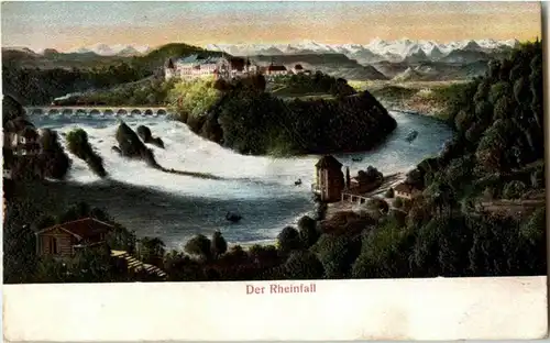 Schaffhausen - Rheinfall - Prägekarte -150564