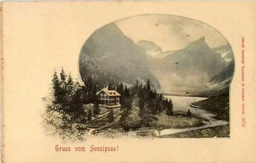 Gruss vom Seealpsee -148586