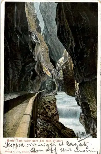 Taminaschlucht bei Pfäfers -152374