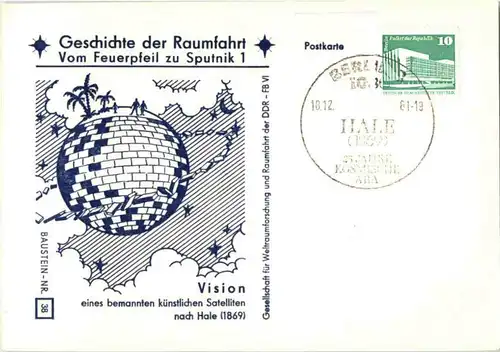 Raumfahrt - Hale - Sonderstempel Berlin -150088