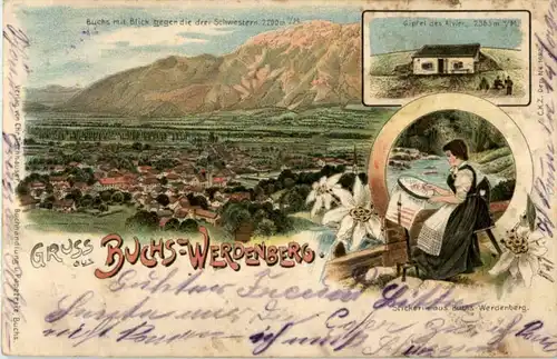 Gruss aus Buchs - Werdenberg - Litho -152710