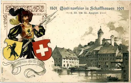 Schaffhausen - Centenarfeier des Kantons 1901 -150260