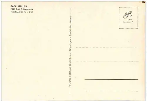 Bad Ditzenbach - Cafe Köhler -110838