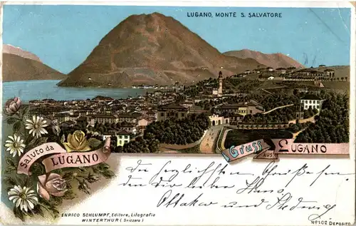 Gruss aus Lugano - Litho -151464