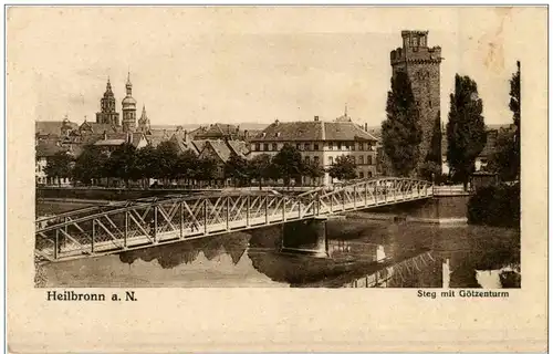 Heilbronn - Steg am Götzenturm -111164