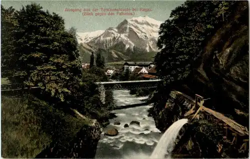 Ausgang der Taminaschlucht bei Ragaz -152718