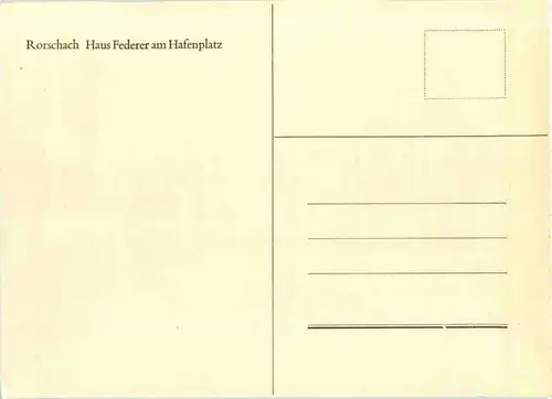 Rorschach - HAus Federer -152042