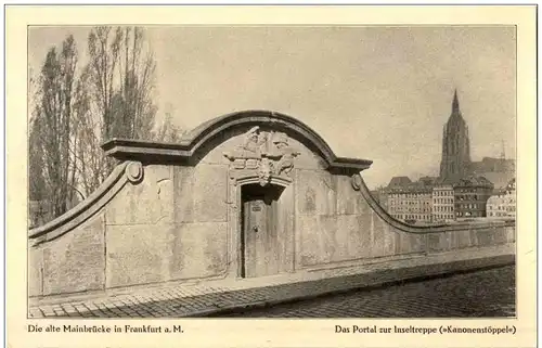 Frankfurt - Das Portal zur Inseltreppe -111776