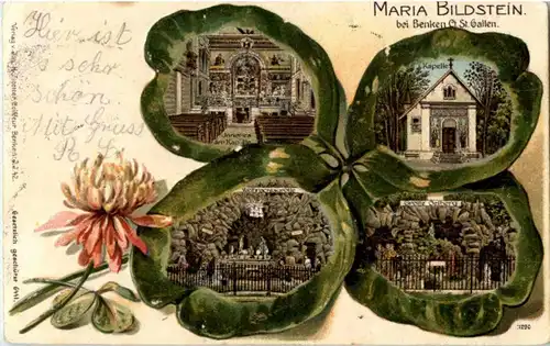 Maria Bildstein bei Benken - Litho Kleeblatt -152046