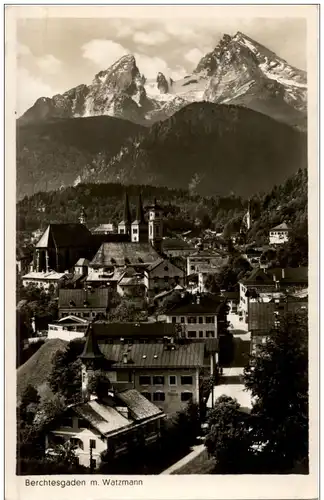 Berchtesgaden mit Watzmann -111902