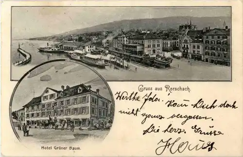 Gruss aus Rorschach - Hotel Grüner Baum -152450