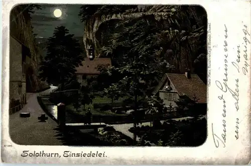 Solothurn - Einsiedelei - Litho -153686