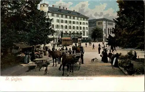 St. Gallen - Marktplatz -154020