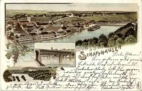 Gruss aus Schaffhausen - Litho -150296