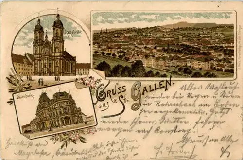 St. Gallen - Litho 1894 -152788