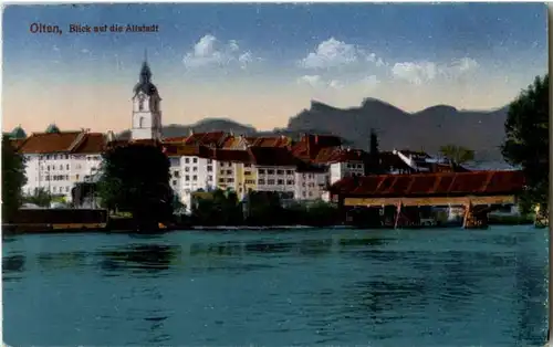 Olten - Blick auf die Altstadt -153698