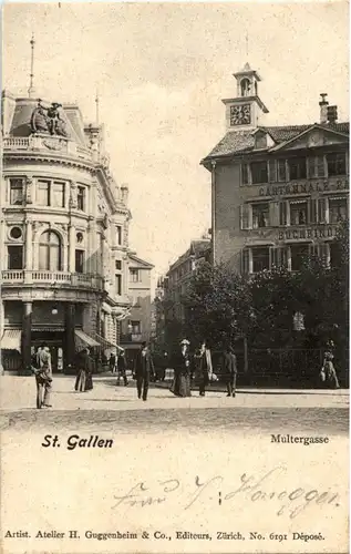 St. Gallen - Multergasse -154240