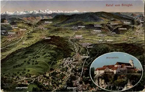 Relief vom Birsigtal - Mariastein -153646