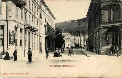 St. Gallen - Poststrasse -154036