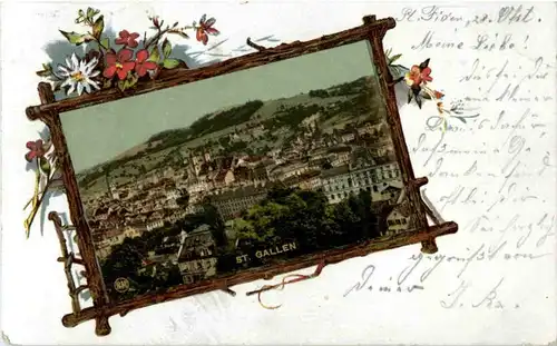 St. Gallen - Litho -154082