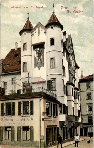 Gruss aus St. Gallen - Restaurant zum Schlössli -154246