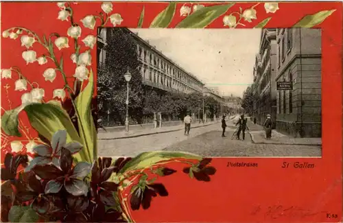 St. Gallen - Poststrasse -154296