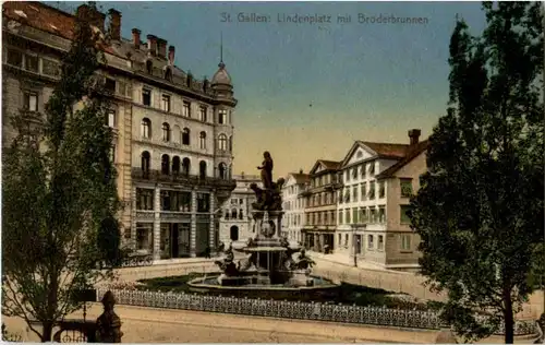 St. Gallen - Lindenplatz -152792