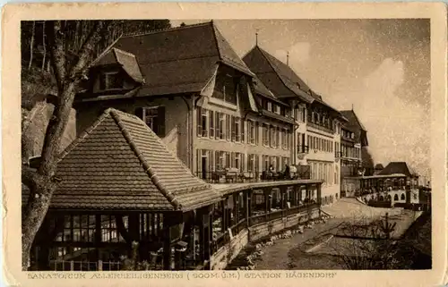 Sanatorium Allerheiligenberg - Station Hägendorf -153700