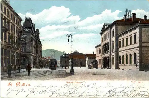 St. Gallen - Bahnhofsplatz -152976