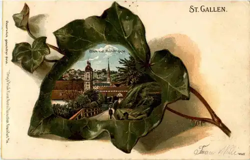 Gruss aus St. Gallen - Litho -153858