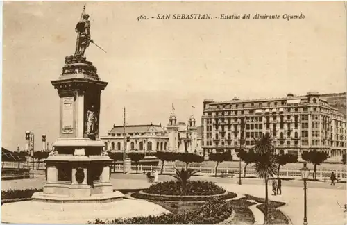 San Sebastian - Estatua del Almirante -154602