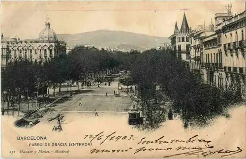 Barcelona - Paseo de Gracia -154674