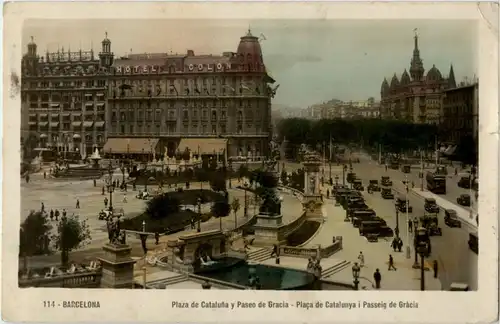 Barcelona - Plaza de Cataluna -154664