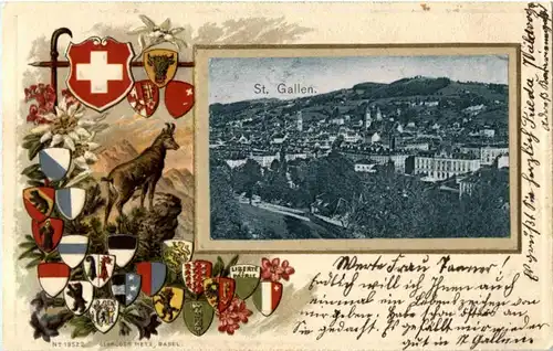 St. Gallen - Litho -153950
