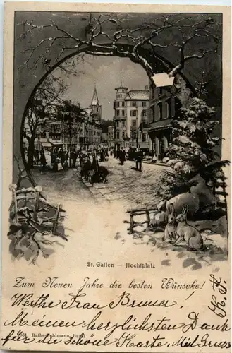 St. Gallen - Hechtplatz -154248
