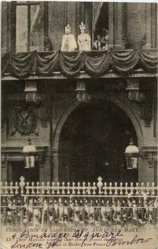 Coronation of King George V and Queen Mary -155636