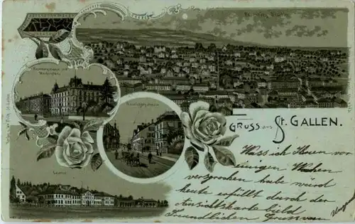 Gruss aus St. Gallen - Litho -153862