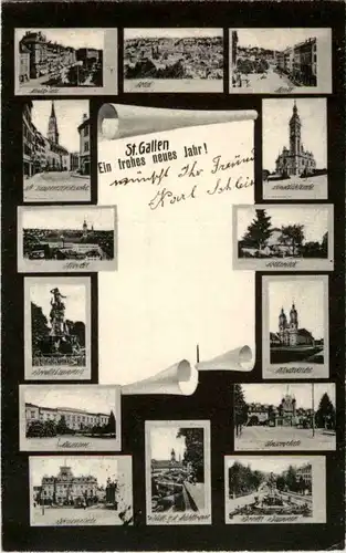 St. Gallen - Ein frohes neues Jahr -153882