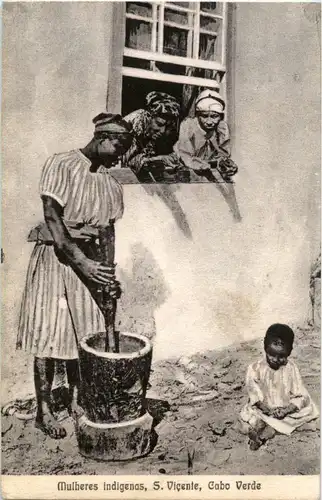 Cabo Verde - Mulheres Indigenas - S. Vincente -155770